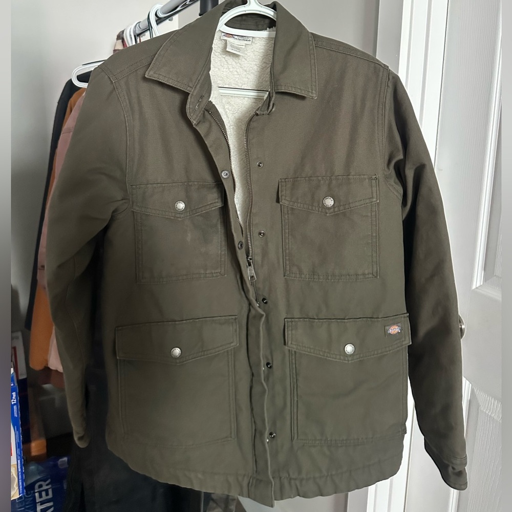 Green Dickies women’s coat